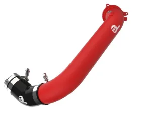 aFe Power Bladerunner 2-3/4 Inch Aluminum Hot Charge Pipe Red Toyota GR Supra A90 B48 L4-2.0L 2020-2024