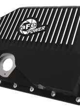 aFe Power Pro Series Black Engine Oil Pan w/ Machined Fins (w/ Oil Level Sensor) Audi | Volkswagen 2005-2021                                     - 46-71210B - Image 5
