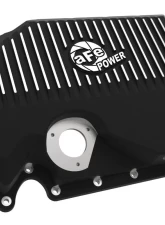 aFe Power Pro Series Black Engine Oil Pan w/ Machined Fins (w/ Oil Level Sensor) Audi | Volkswagen 2005-2021                                     - 46-71210B - Image 2