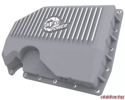 aFe Power Street Series Raw Engine Oil Pan w/ Machined Fins (w/out Oil Level Sensor) Audi | Volkswagen 2005-2021 - 46-71240A