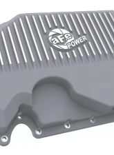 aFe Power Street Series Raw Engine Oil Pan w/ Machined Fins (w/out Oil Level Sensor) Audi | Volkswagen 2005-2021                                     - 46-71240A - Image 2