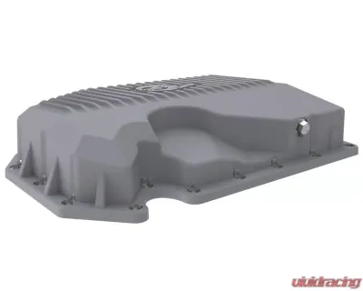 aFe Power Street Series Raw Engine Oil Pan w/ Machined Fins (w/out Oil Level Sensor) Audi | Volkswagen 2005-2021 - 46-71240A
