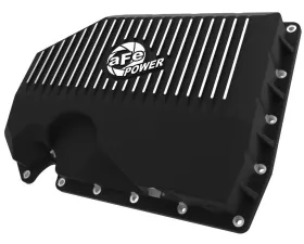 aFe Power Pro Series Black Engine Oil Pan w/ Machined Fins (w/out Oil Level Sensor) Audi | Volkswagen 2005-2021