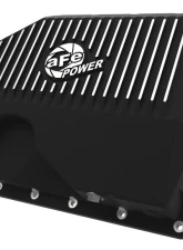 aFe Power Pro Series Black Engine Oil Pan w/ Machined Fins (w/out Oil Level Sensor) Audi | Volkswagen 2005-2021                                     - 46-71240B - Image 5