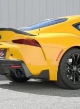 Takeda Takeda 2-1/2" to 3" 304 Stainless Steel Catback Exhaust System with Blue Flame Tips Toyota GR Supra A90 L4-2.0L t 2021-2024                                     - 49-36050-L - Image 6
