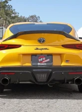 Takeda Takeda 2-1/2" to 3" 304 Stainless Steel Catback Exhaust System with Polished Tips Toyota GR Supra A90 L4-2.0L t 2021-2024                                     - 49-36050-P - Image 5