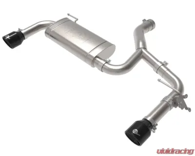aFe Power Mach Force-XP 3" - 2.5" 304 Stainless Axle-Back Exhaust System w/ Black Tips BMW F48 X1 B48 L4 2.0L 2015-2021 - 49-36349-B
