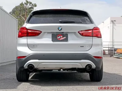 aFe Power Mach Force-XP 3" - 2.5" 304 Stainless Axle-Back Exhaust System w/ Black Tips BMW F48 X1 B48 L4 2.0L 2015-2021 - 49-36349-B