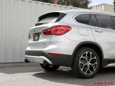 aFe Power Mach Force-XP 3" - 2.5" 304 Stainless Axle-Back Exhaust System w/ Black Tips BMW F48 X1 B48 L4 2.0L 2015-2021 - 49-36349-B