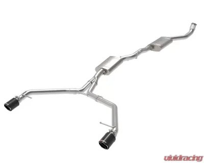 aFe Power Mach Force XP 3" - 2.5" 304 Stainless Catback Exhaust System w/ Carbon Fiber Tips Audi A4 Allroad L4 2.0L 2013-2016 - 49-36438-C