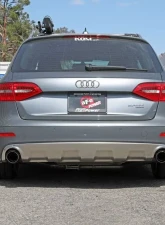 aFe Power Mach Force XP 3" - 2.5" 304 Stainless Catback Exhaust System w/ Carbon Fiber Tips Audi A4 Allroad L4 2.0L 2013-2016                                     - 49-36438-C - Image 4