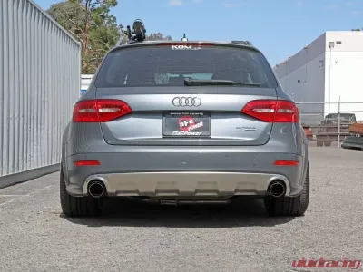 aFe Power Mach Force XP 3" - 2.5" 304 Stainless Catback Exhaust System w/ Carbon Fiber Tips Audi A4 Allroad L4 2.0L 2013-2016 - 49-36438-C