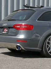 aFe Power Mach Force XP 3" - 2.5" 304 Stainless Catback Exhaust System w/ Blue Flame Tips Audi A4 Allroad L4 2.0L 2013-2016                                     - 49-36438-L - Image 6