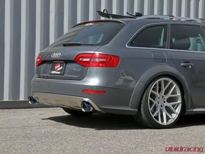aFe Power Mach Force XP 3" - 2.5" 304 Stainless Catback Exhaust System w/ Blue Flame Tips Audi A4 Allroad L4 2.0L 2013-2016 - 49-36438-L