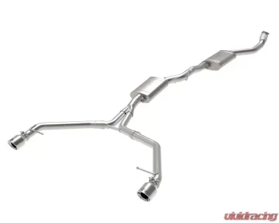 aFe Power Mach Force XP 3" - 2.5" 304 Stainless Catback Exhaust System w/ Polished Tips Audi A4 Allroad L4 2.0L 2013-2016 - 49-36438-P