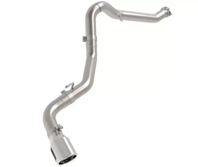 aFe Power Vulcan Series 3-Inch DPF-Back Exhaust System Stainless Steel with Polished Tip Jeep Gladiator V6 3.0L 2021-2023 - 49-38093-P