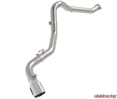 aFe Power Vulcan Series 3-Inch DPF-Back Exhaust System Stainless Steel with Polished Tip Jeep Gladiator V6 3.0L 2021-2023 - 49-38093-P