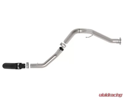 aFe Power Vulcan Series 3-Inch DPF-Back Hi-Tuck Exhaust System Stainless Steel with Black Tip Jeep Gladiator V6 3.0L 2021-2023 - 49-38094-B