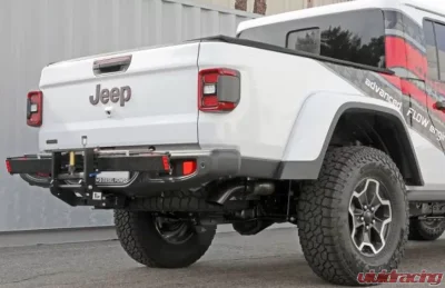 aFe Power Vulcan Series 3-Inch DPF-Back Hi-Tuck Exhaust System Stainless Steel with Black Tip Jeep Gladiator V6 3.0L 2021-2023 - 49-38094-B