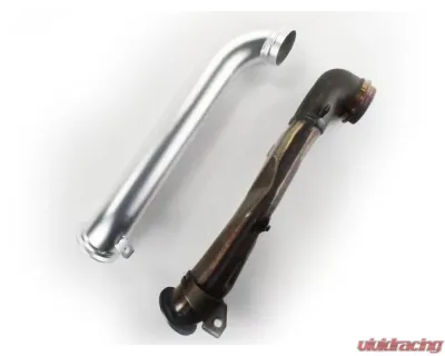 aFe Power Mach Force-XP 3" 409 Stainless Turbo Downpipe GM Diesel Trucks V8 6.6L 2004-2010 - 49-44034