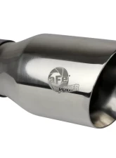 aFe Power 3" 409 Stainless DPF-Back Exhaust System w/ Polished Tips Chevrolet Silverado | GMC Sierra 1500 L6 3.0L 2020-2021                                     - 49-44128-P - Image 4