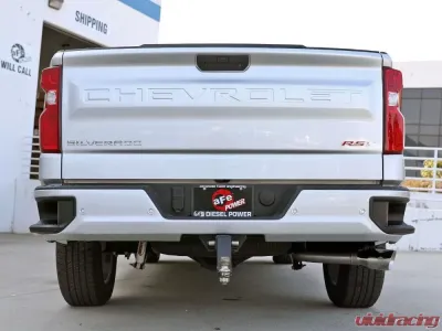 aFe Power 3" 409 Stainless DPF-Back Exhaust System w/ Polished Tips Chevrolet Silverado | GMC Sierra 1500 L6 3.0L 2020-2021 - 49-44128-P