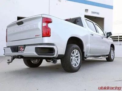 aFe Power 3" 409 Stainless DPF-Back Exhaust System w/ Polished Tips Chevrolet Silverado | GMC Sierra 1500 L6 3.0L 2020-2021 - 49-44128-P