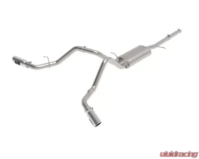 aFe Power Apollo GT Series 3" 409 Stainless Catback Exhaust System w/ Polished Tips Chevrolet Silverado | GMC Sierra 1500 2009-2018 - 49-44134-P