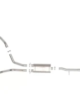 aFe Power Apollo GT Series 3" 409 Stainless Catback Exhaust System w/ Polished Tips Chevrolet Silverado | GMC Sierra 1500 2009-2018                                     - 49-44134-P - Image 2