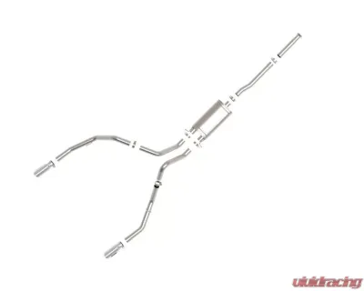 aFe Power Apollo GT Series 3" 409 Stainless Catback Exhaust System w/ Dual Polished Tips Chevrolet Silverado | GMC Sierra 1500 2009-2018 - 49-44135-P