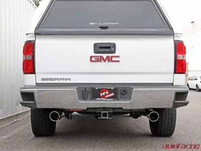 aFe Power Apollo GT Series 3" 409 Stainless Catback Exhaust System w/ Dual Polished Tips Chevrolet Silverado | GMC Sierra 1500 2009-2018 - 49-44135-P