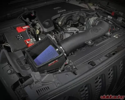 aFe Power Rapid Induction Cold Air Intake System w/ Pro 5R Filter Jeep Wrangler JL|Gladiator JT V6-3.6L 2018-2021 - 52-10008R
