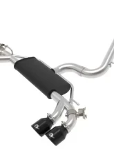 AFE Power Mach Force 3 2.5" 304 Stainless Steel Catback Exhaust System Black Tips for Volkswagen Golf R 2015-2019                                     - 49-36430-B - Image 4