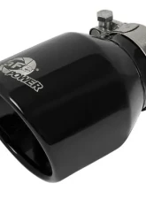 AFE Power Mach Force 3 2.5" 304 Stainless Steel Catback Exhaust System Black Tips for Volkswagen Golf R 2015-2019                                     - 49-36430-B - Image 3