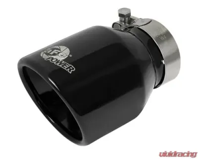 AFE Power Mach Force 3 2.5" 304 Stainless Steel Catback Exhaust System Black Tips for Volkswagen Golf R 2015-2019 - 49-36430-B