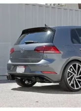 aFe Power Mach Force- 3 - 2.5" 304 Stainless Steel Catback Exhaust System w/Carbon Fiber Tips Volkswagen Golf R (MKVII) L4-2.0L (t) 2015-2019                                     - 49-36430-C - Image 2