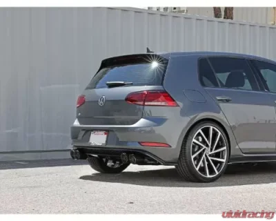 aFe Power Mach Force- 3 - 2.5" 304 Stainless Steel Catback Exhaust System w/Carbon Fiber Tips Volkswagen Golf R (MKVII) L4-2.0L (t) 2015-2019 - 49-36430-C