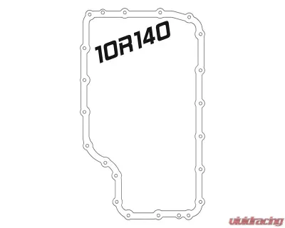 aFe Power Pro Series Black with Machined Fins Transmission Pan Ford Trucks 10R140 Transmission 2020-2022 - 46-71220B