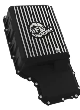 aFe Power Pro Series Black with Machined Fins Transmission Pan Ford Trucks 10R140 Transmission 2020-2022                                     - 46-71220B - Image 2