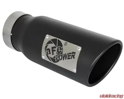 aFe Power Vulcan Series 3 in 304 Stainless Steel Catback Exhaust System w/ Black Tip Ford F-150 V6 2.7L | V6 3.5L | V8 5.0L 2015-2020 - 49-33130-B