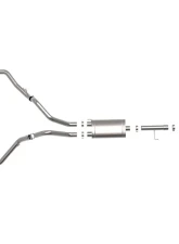 aFe Power Vulcan Series 3 in 304 Stainless Steel Catback Exhaust System w/ White Tip Ford F-150 V6 2.7L | V6 3.5L | V8 5.0L 2015-2020                                     - 49-33130-P - Image 3