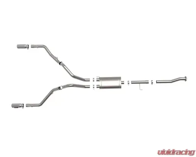 aFe Power Vulcan Series 3 in 304 Stainless Steel Catback Exhaust System w/ White Tip Ford F-150 V6 2.7L | V6 3.5L | V8 5.0L 2015-2020 - 49-33130-P