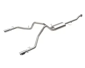 aFe Power Vulcan Series 3 in 304 Stainless Steel Catback Exhaust System w/ White Tip Ford F-150 V6 2.7L | V6 3.5L | V8 5.0L 2015-2020