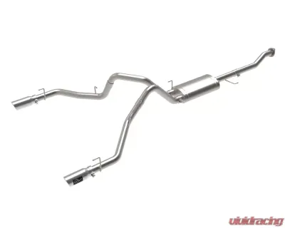 aFe Power Vulcan Series 3 in 304 Stainless Steel Catback Exhaust System w/ White Tip Ford F-150 V6 2.7L | V6 3.5L | V8 5.0L 2015-2020 - 49-33130-P