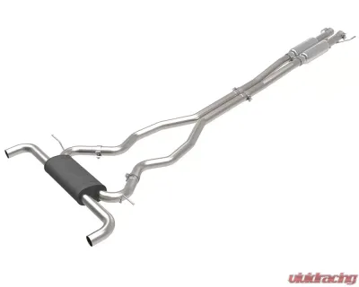 aFe Power Vulcan Series 2-1/2 inch Stainless Steel Catback Exhaust System Ford Edge ST V6 2.7L 2019-2021 - 49-33133