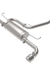 Takeda 2-1/4" to 2-1/2" 304 Stainless Steel Catback Exhaust System with Polished Tip Toyota RAV4 L4-2.5L 2019-2024                                     - 49-36053-P - Image 5