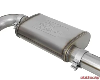 aFe Power Rebel Series 3 inch 409 Stainless Steel Catback Exhaust System w/ Black Tips GM Colorado | Canyon V6 3.6L 2017-2020 - 49-44096-B