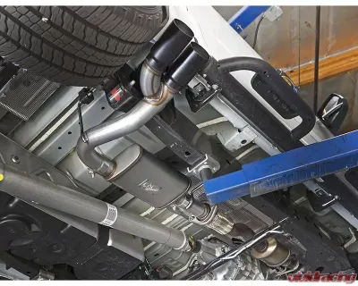 aFe Power Rebel Series 3 inch 409 Stainless Steel Catback Exhaust System w/ Black Tips GM Colorado | Canyon V6 3.6L 2017-2020 - 49-44096-B