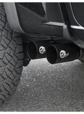 aFe Power Rebel Series 3 inch 409 Stainless Steel Catback Exhaust System w/ Black Tips GM Colorado | Canyon V6 3.6L 2017-2020                                     - 49-44096-B - Image 6