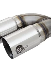 aFe Power Rebel Series 3 inch 409 Stainless Steel Catback Exhaust System w/ Polished Tips GM Colorado | Canyon V6 3.6L 2017-2020                                     - 49-44096-P - Image 2